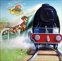 Teddy Bear Train Driver (Original)