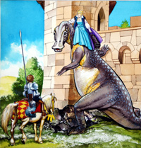 The Lady and the Dragon: An Unusual Mount (Original)