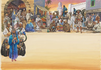 Far East Market Town (Original)