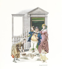 Dombey and Son - Welcome Mat (Original) (Signed)