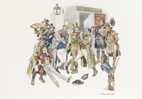 Pickwick Papers - Well Indulged (Original) (Signed)