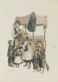 The Ice Cream Vendor (Original) (Signed)