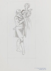 Dombey and Son - Doctor and Cornelia Blimber (Original)