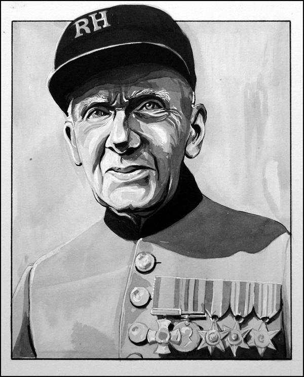 Chelsea Pensioner (Original) by Christopher Rothero Art at The Illustration Art Gallery