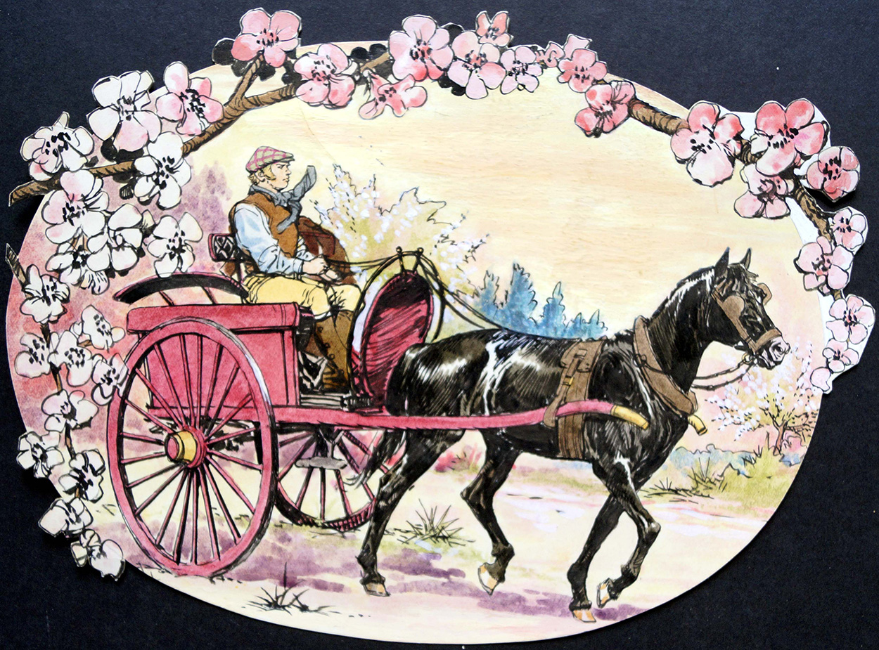 Black Beauty - Rose-Tinted (Original) art by Black Beauty (Carlos Roume) Art at The Illustration Art Gallery