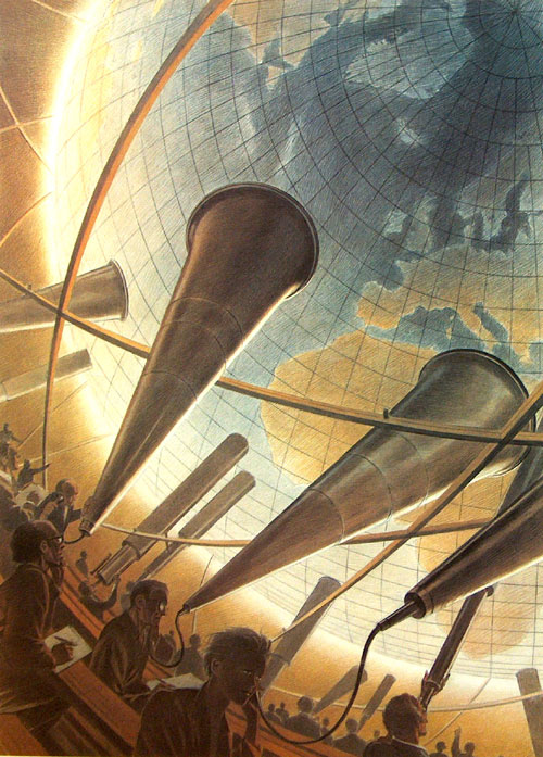 Sounds of Fury (Print) by Francois Schuiten Art at The Illustration Art Gallery