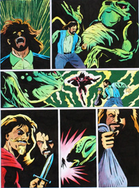 Faust and Falsehood from Judge Dredd Megazine #9 page 39 (Original)