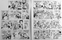 Scooby Doo: Leprechaun (TWO pages) (Originals)
