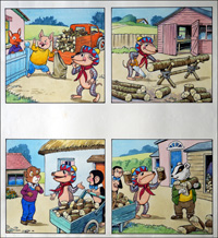 Alfie & Mango - Opportunity Knocks (TWO pages) (Originals)