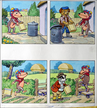 Alfie & Mango - Box Trouble (TWO pages) (Originals)