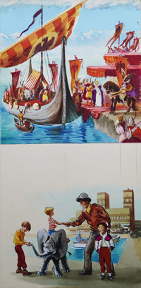 Wee Willie Winkie in Iceland art by John Worsley